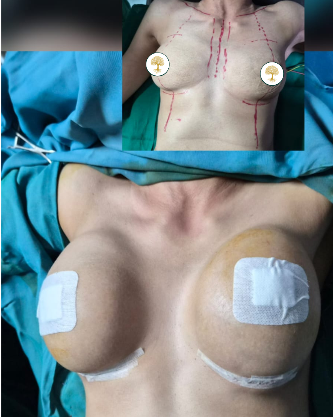 Before and after — Breast Lift